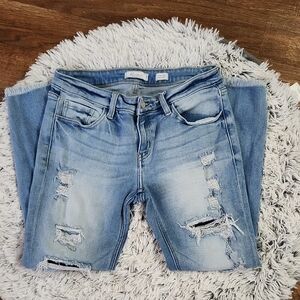 KanCan Light Blue Distressed Jeans